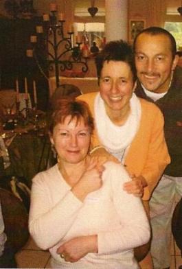 von vorne: Brigitte, Tanja und Pjotr